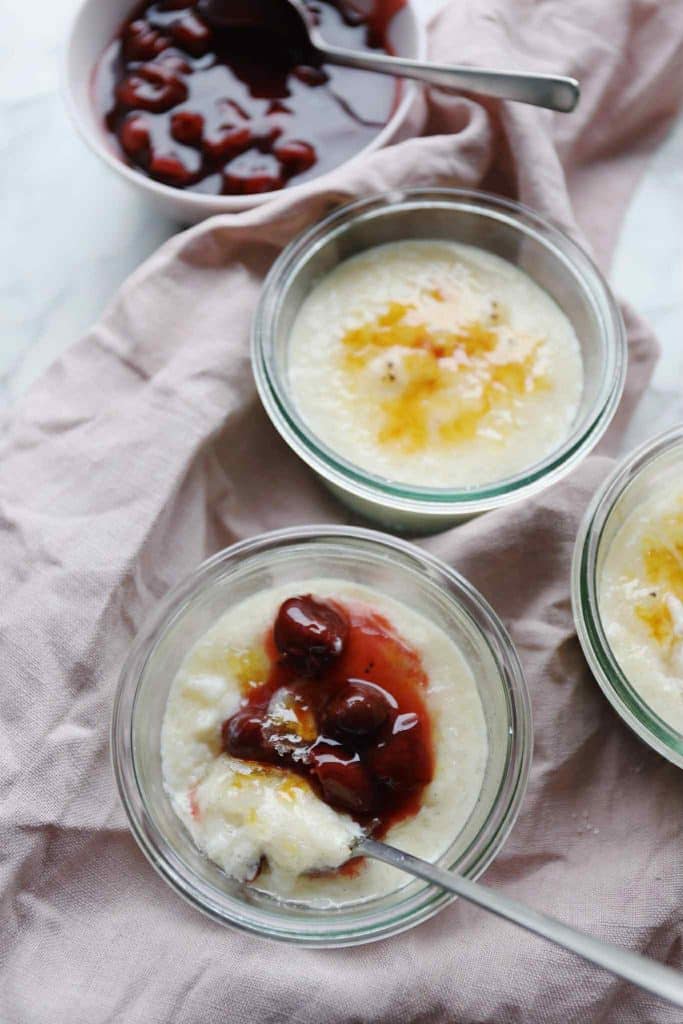 Risalamande creme brulée