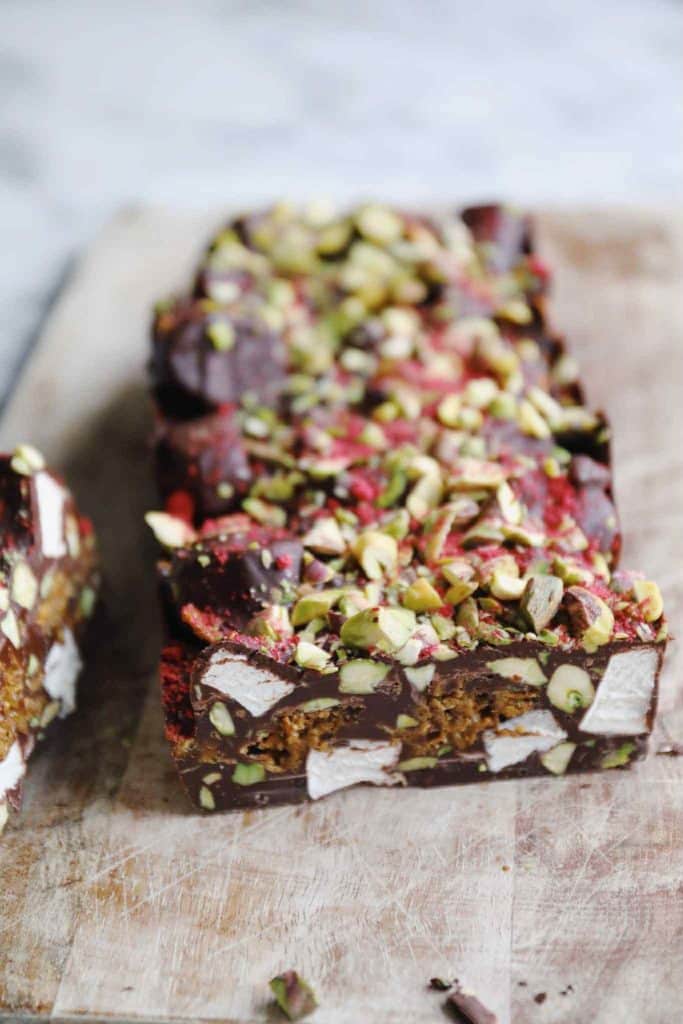 Rocky road med pistacie
