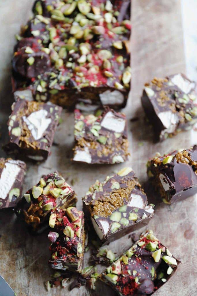 Rocky road med pistacie