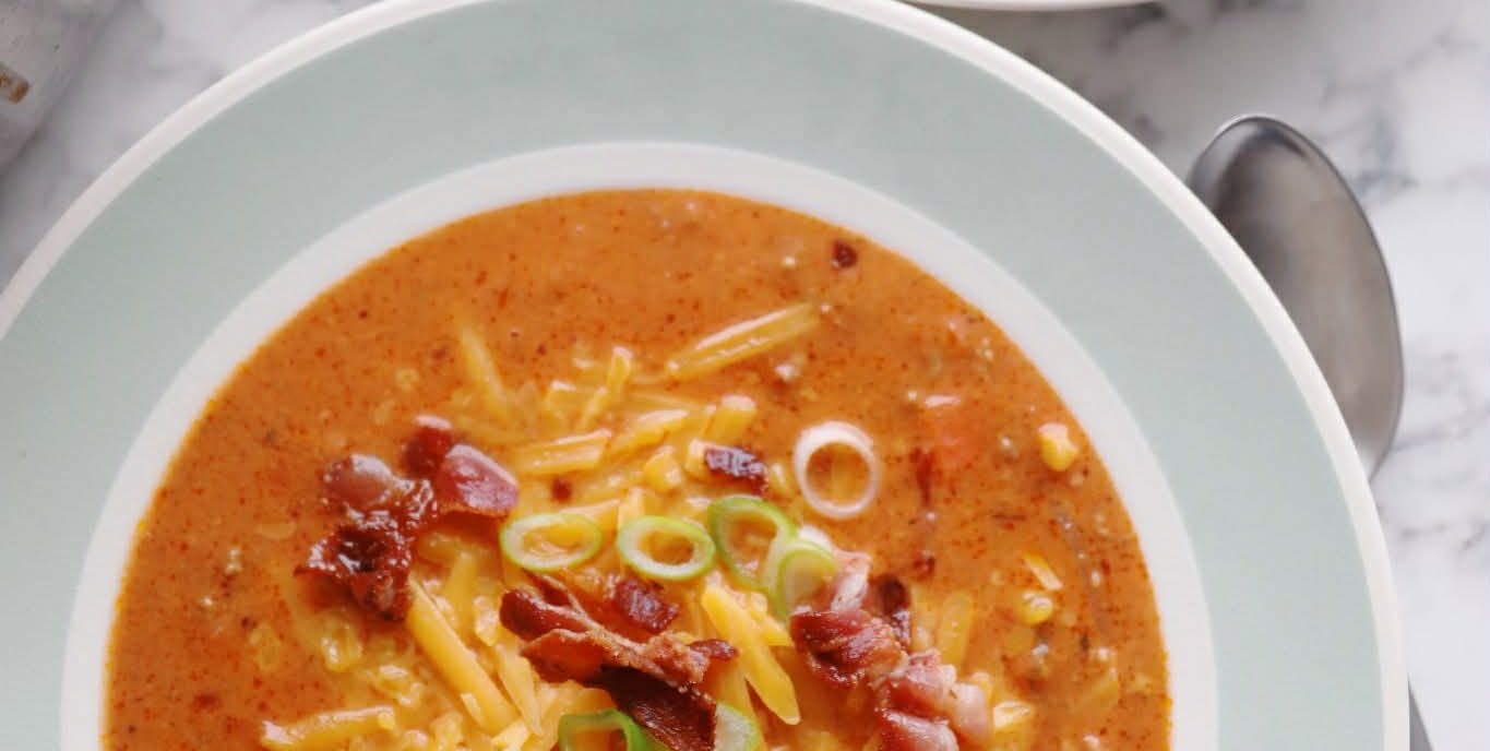 Cheeseburger suppe