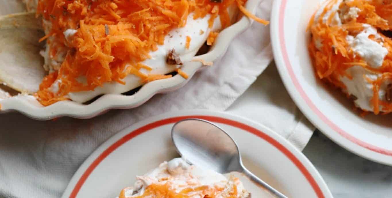 Rå gulerodskage med Daim