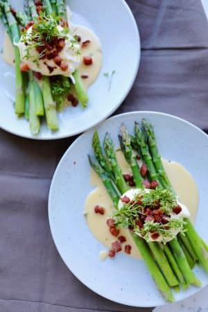 Asparges med hollandaise