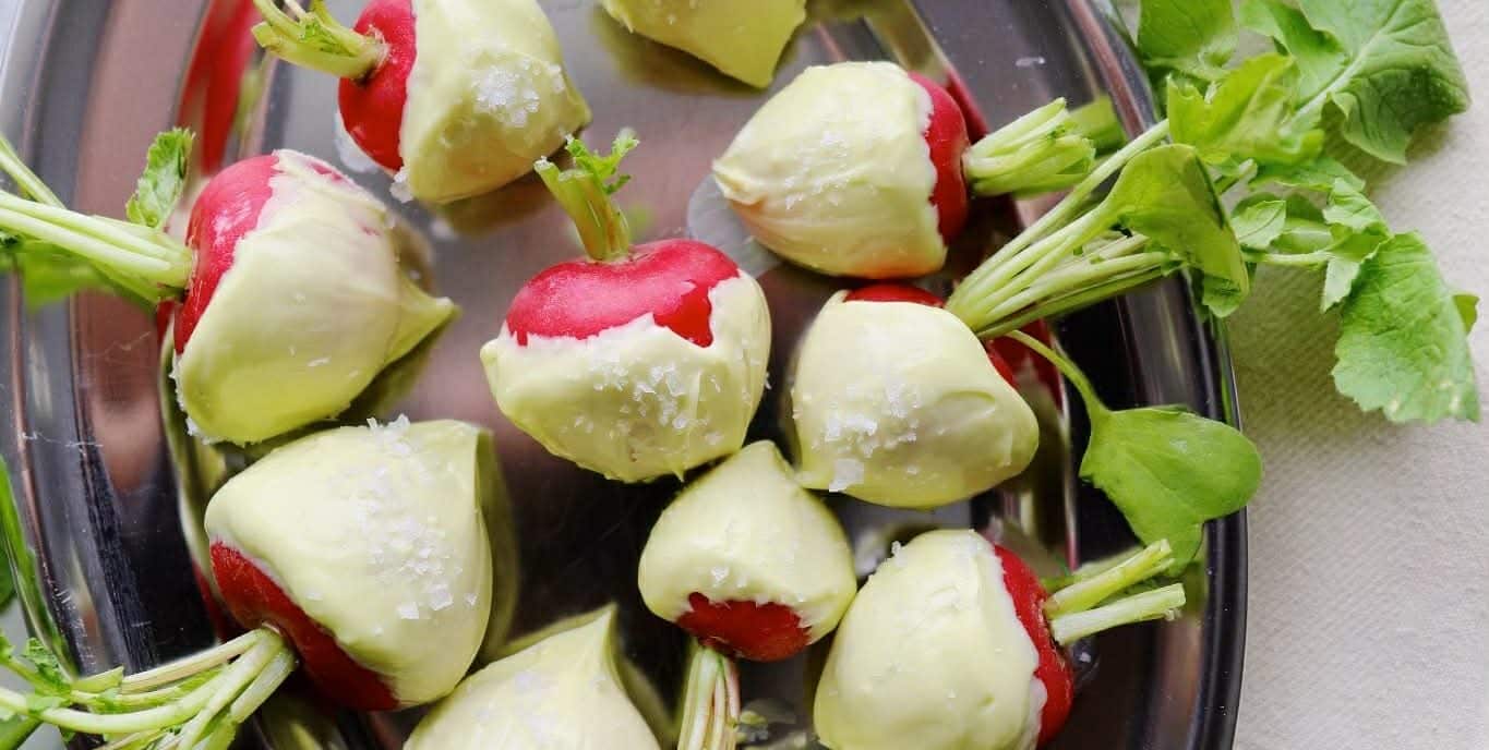 Radiser med urtesmør