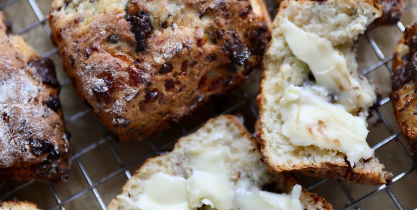 Scones med hytteost