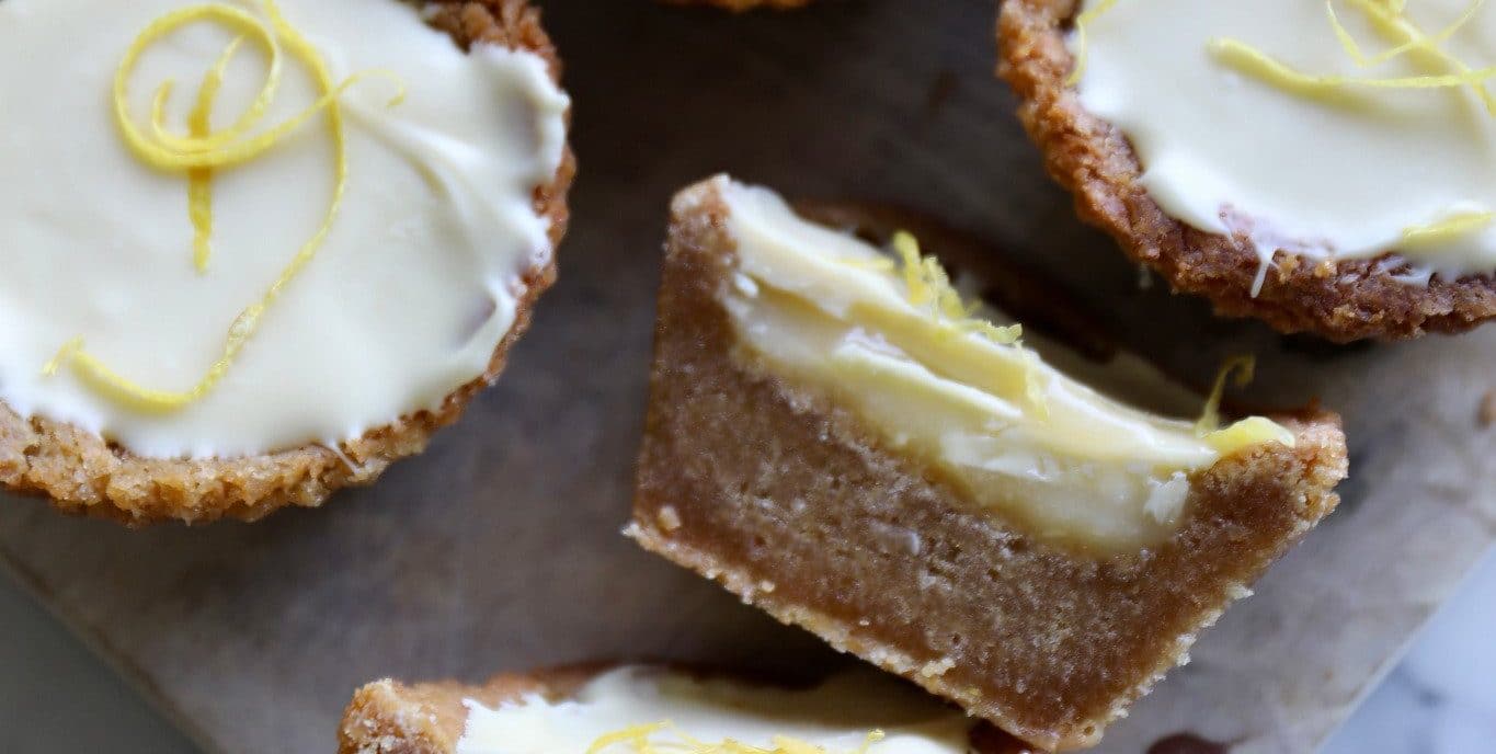Citron cookies med lemon curd