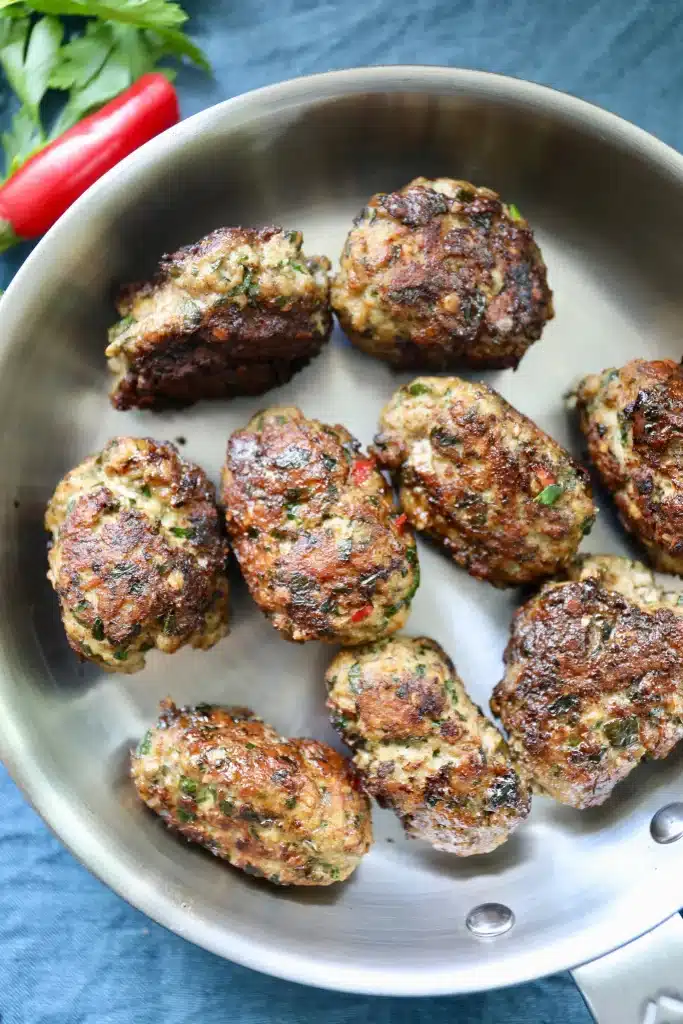 Frikadeller med persille og chili