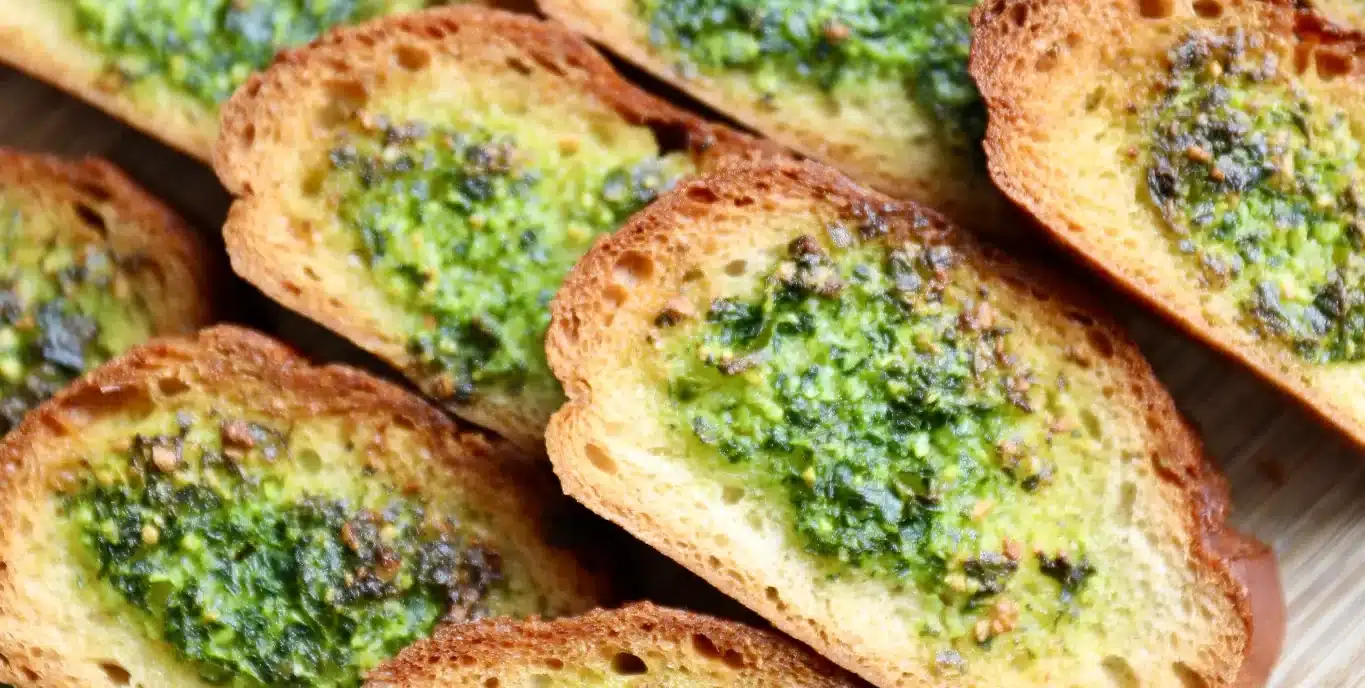 Små hvidløgsbrød